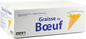 Graisse de boeuf 10kg Carton de 10kg Alva Food