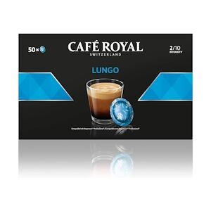 CAFÉ ROYAL Café en Dosettes - Café Royal Pro 3 x 50 - Compatibles avec les Machines à café Nespresso®* Professional - Saveur Lungo