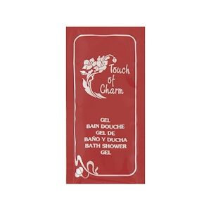 García de Pou 1000 Unités - Sachets Gel Douche 'Touch Of Charm' 10 Ml 10X5 Cm Bordeaux Pet - Garcia de Pou