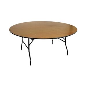 Oviala Business MobeventPro tables pliantes rondes en bois 170x 170 x 76cm x10