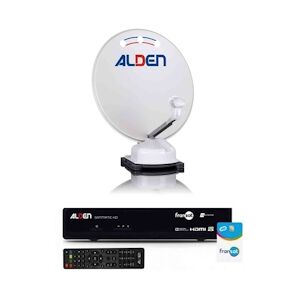 Alden Orbiter 65 Parabole Auto + Récepteur Satellite Satmatic Hd Fransat Usage Non Intensif Alden