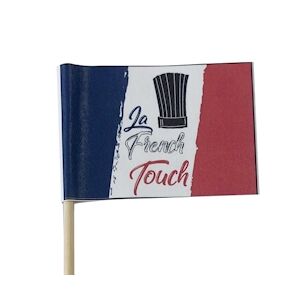 MONDO DECO Drapeau French Touch Noir Les Classiques Multicolores Hauteur : 15 cm x 500 Mondo Déco