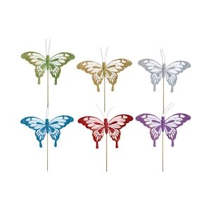 MONDO DECO Deco Papillon Flamboyant Tissu Les Papillons Coloris Aléatoires Hauteur : 9,5 cm L. 16 cm x 240 Mondo Déco