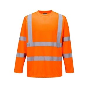 Portwest - Tee-shirt manches longues en tissu respirant et léger HV Orange Taille 2XLXXL