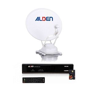 Alden Onelight Evo Parabole Satellite Automatique 60cm + Récepteur Satellite Satmatic Hd Tntsat Usage Non Intensif Alden