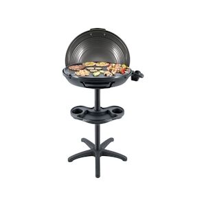 Steba 061600 Vg325 Grill Bbq - 2200 W - Plaque De Cuisson Xxl Diametre 48 Cm - Noir Et Gris