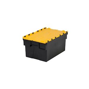 Provost Bac navette gerbable et emboîtable jaune 63L - 60 x 40 x 36,5cm PROVOST