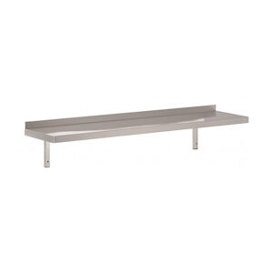 COMBISTEEL Etagère Inox Murale avec Console Profondeur 400 Inox 600x400x400x40mm