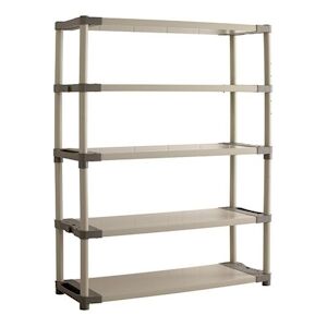 Grosfillex Etagere resine alimentaire 350 kg fixation murale 20°c beige