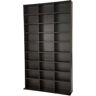 tectake Étagère bibliothèque Christel 180x102x23,5cm - noir -401704