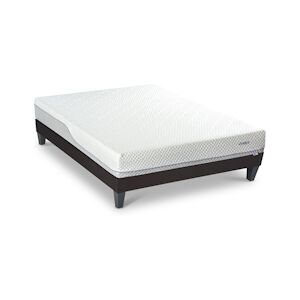 Bellecour Ensemble Matelas Mémoire de forme + Sommier Bois 180x200 cm EVERBED BELLECOUR