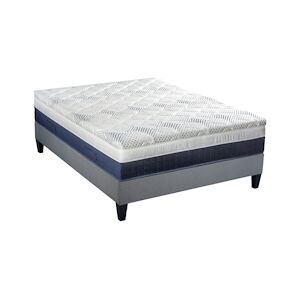 Bellecour Ensemble Matelas Mémoire de forme + Sommier Bois 180x200 cm CASTELLANE BELLECOUR