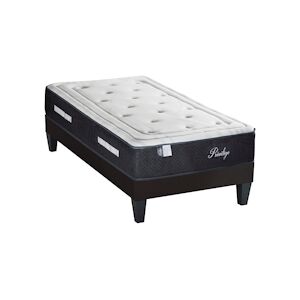 Bellecour Ensemble Matelas Ressorts ensachés + Sommier Bois 90x190 cm PRIVILEGE BELLECOUR