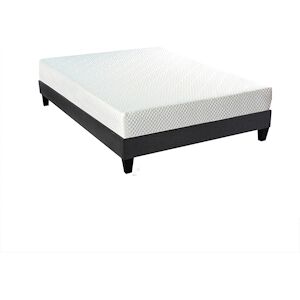 Ensemble   Matelas Mémoire de forme + Sommier Bois 140x190 cm ABSOLU BELLECOUR - Publicité