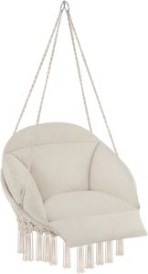 tectake Fauteuil suspendu Samira - beige -404879