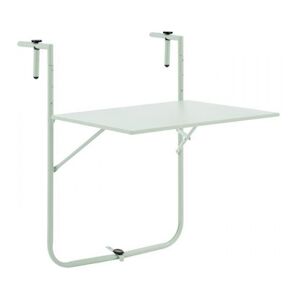 Table de balcon rabattable - Acier - 60 x 75