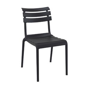 France Mobilier CHR Chaise Lucile noire, 84 X 50 X 59 cm, France Mobilier Chr