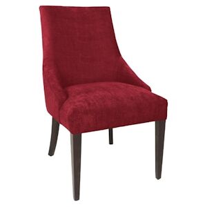 Bolero Finesse elegant demi-fauteuil rouge fonce (set de 2)