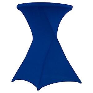 Oviala Business Housse bleue de mange-debout 110x80 cm - Oviala