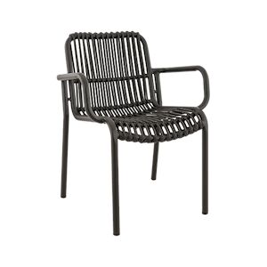 France Mobilier CHR Fauteuil Ivann Anthracite, 80 x 62 x 63 cm, France Mobilier Chr