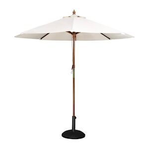 Bolero Parasol de Terrasse Professionnel Écru a Poulie Diametre 2,5 m