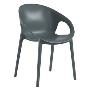 TIGAONE Fauteuils de restaurant Lounge Gris anthracipe - TIGAONE