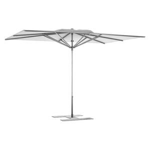 Assalit-Jean Parasol de terrasse Premium Blanc 300 x 250 Armature Gris