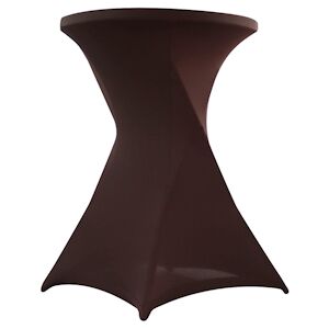 Oviala Business Housse de mange-debout marron 110x80 cm - Oviala