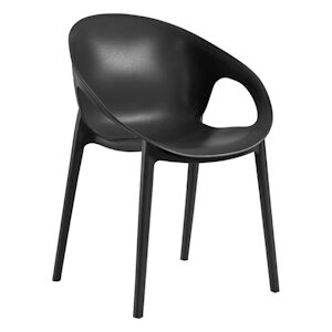 TIGAONE Fauteuils de restaurant Lounge Noir - TIGAONE