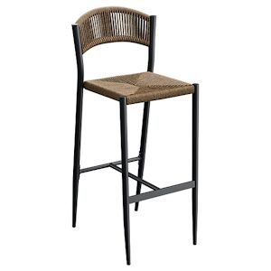 France Mobilier CHR Tabouret de Bar Basile Naturel, 108 x 58 x 46 cm, France Mobilier Chr