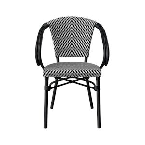 France Mobilier CHR Fauteuil Janis noir/gris clair, 84 x 59 x 54 cm, France Mobilier Chr