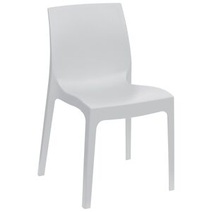 Chaise Rome en polypropylene empilable coloris blanc Marque Grandsoleil 52x54x81