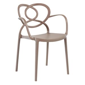 TIGAONE Fauteuils de restaurant Amor Taupe - TIGAONE