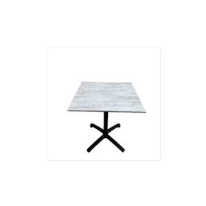 France Mobilier CHR Table Terrasse Pliante, plateau compact decor vintage 60 x 60 cm