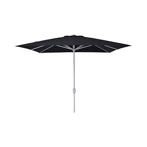 Metro Professional Parasol, aluminium / polyester, 3 x 3 m, protection UV, hydrofuge, anthracite / platine