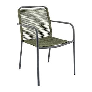 France Mobilier CHR Chaise Scoubidou vert olive 86 X 57 X 64cm France Mobilier Chr