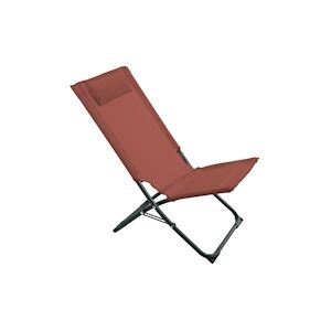 Chaise Relax Acier Terracotta  Essenciel Green