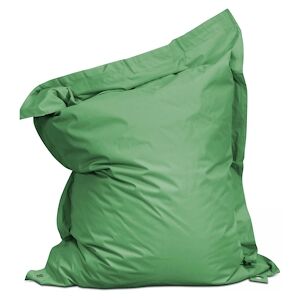 Oviala Business Housse vide de pouf de jardin en polyester vert cactus 180 x 145 cm - Oviala