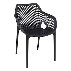 TIGAONE Fauteuils de restaurant Air XL Noir - TIGAONE