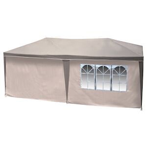 Lot de10 Rideaux tonnelle taupe 3x3m (x2) Essenciel Green