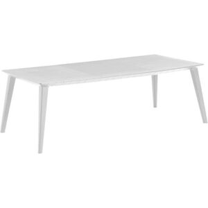 Table de jardin - rectangulaire - blanc - en resine - 8 a 10 personnes - Lima -Allibert by KETER ALLIBERT by KETER