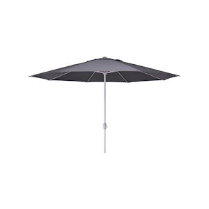 Metro Professional Parasol aluminium polyester O 4 x 270 m protection UV baleines reglables hydrofuge gris platine