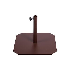 EZPELETA Pied de parasol en acier laque marron - FIT