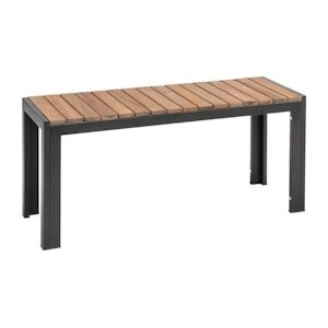 Banc en Acier & Bois d'Acacia 1000 mm   x  2        Acier et bois 1000x350x450mm BOLERO