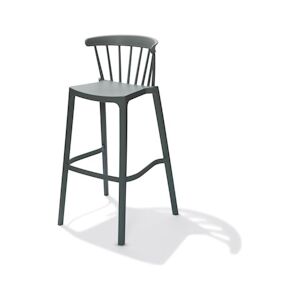 Windson Tabouret de bar vert, polypropylene, 56x55x103cm (LxPxH), 50913