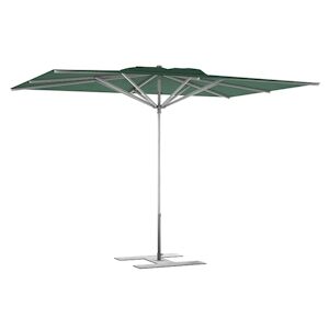 Assalit-Jean Parasol de terrasse Premium Vert 300 x 200 Armature Gris