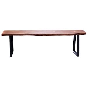 Banc en Acacia -  Marron Rectangle Bois Amadeus 160x40 cm