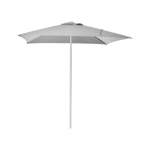 Metro Professional Parasol Push-up, aluminium/polyester, 2 x 2 m, avec traitement Teflon, argent/platine