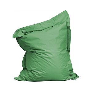 Oviala Business Housse vide de pouf de jardin en polyester vert cactus 180 x 145 cm - Oviala