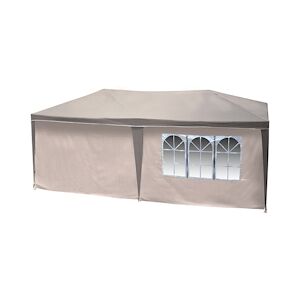 Lot de10 Rideaux tonnelle taupe 3x3m (x2) Essenciel Green